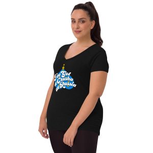 Women’s recycled v-neck t-shirt